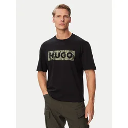 HUGO Majica Nerpient 50566041 Črna Regular Fit