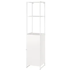 JOSTEIN Spojene police s vratima, unutra/spolja/bela, 41x44x180 cm
