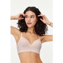 Trendyol Skin Seamless/Seamless Rope Strap Covered Bralette Knitted Bra