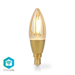Nedis WIFILRF10C37 - LED prigušiva sijalica E14/4,9W/230V 1800-3000K Wi-Fi Tuya