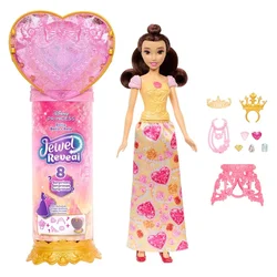 Modna lutka Disney Princess Jewel Reveal Belle (JHL51)