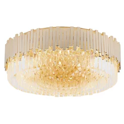 MAXLIGHT C0164 - Stropna svetiljka TREND 15xE14/40W/230V prečnik 60 cm zlatna