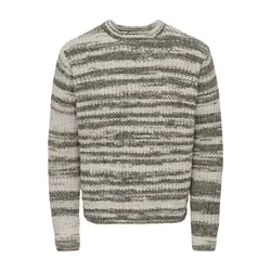 Only & Sons Pulover ONSHANK temno siva/oliva