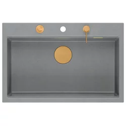 granitni umivalnik MARC 110 WORKSTATION Grey Metallic