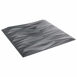 Zidne panele 24 pcs Siva od kamena 50 x 50 cm XPS pjena
