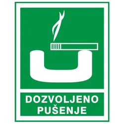 NALJEPNICE DOZVOLJENO PUŠENJE SIMBOL 3263