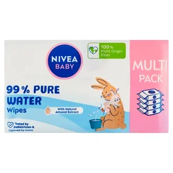 Nivea Baby 99% pure water vlažne maramice 4x57kom