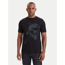 KARL LAGERFELD Majica 755063 564242 Črna Regular Fit