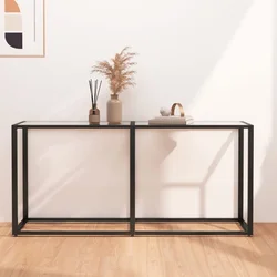 Konzolni stol prozirni 160 x 35 x 75,5 cm od kaljenog stakla
