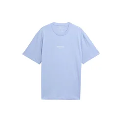 TOM TAILOR DENIM Majica svetlo modra/bela