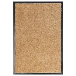 Vidaxl Pralni predpražnik krem 40x60 cm