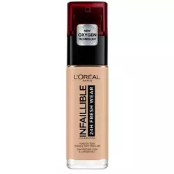 L´Oréal Paris Infaillible 24H Fresh Wear dolgo obstojni puder 30 ml odtenek 145 Rose Beige za ženske