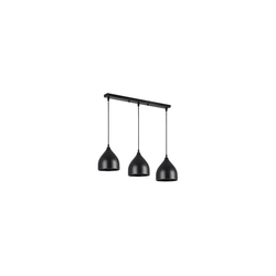 Luster na sajli COMO 3xE27/60W/230V crn