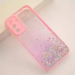 Maska Frame Glitter za Samsung A15 4G/ A155F/ A15 5G/ A156B roze