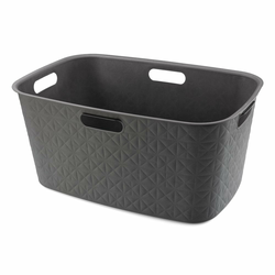 Curver Korpa za veš 45l Softex tamno siva  CU 00572-Z68