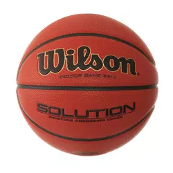 Wilson SOLUTION FIBA SZ, košarkarska žoga, oranžna