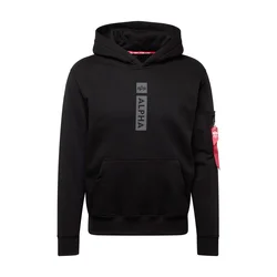 ALPHA INDUSTRIES Majica siva/rdeča/črna/bela