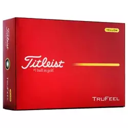 Golf žogice Titleist TruFeel Yellow Basic
