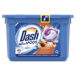 Dash gel kapsule Amber 15 komada za 15 pranja