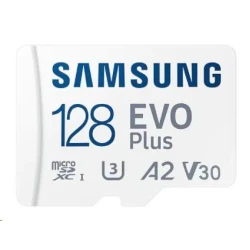 Samsung MicroSDXC 128GB 2024, EVO Plus, U3, V30, A2, Read : up to 160MB/s ( MB-MC128SA/EU )
