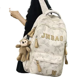 JINSHIWQ Unisex ranac sa priveskom, Bež