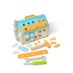 Melissa & Doug Build A House Toolbox - konstrukcijski komplet z orodjem (6076873)