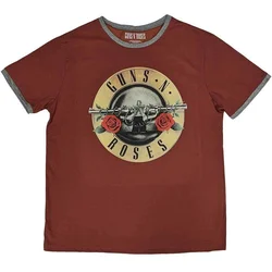 Guns N Roses Classic Logo (Ringer) Red XL Majica