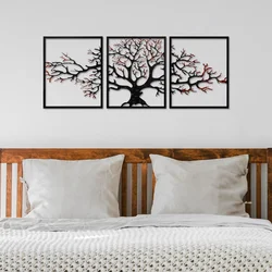 Wallity Zidna dekoracija Tree 48, 40 x 49 x 1,5 cm, Šarena