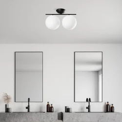 Opviq Luster Luminar-14115, 42x20x27cm, IP20, Belo-crni