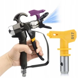 shumee Rosfix Rosfix TurboJet TJ1 pištola za brizganje barve + šoba za barvo Rosfix Ultra Spray Model 517