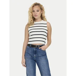ONLY Top Majli 15255533 Écru Regular Fit