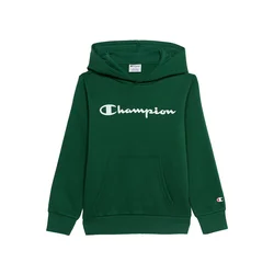 Champion Majica temno zelena / bela