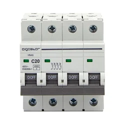 Aigostar - Četvoropolni automatski osigurač 4P-20A-C 400V