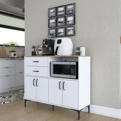Hanah Home Višenamenska komoda JE166-3283, 120 x40 x98.6 cm, Bela