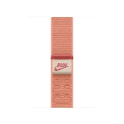 Apple Watch 46mm Loop:  Alpenglow Pink Nike Sport Loop