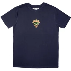Pantera Majica Mini Leaf Skull Unisex Navy Blue M