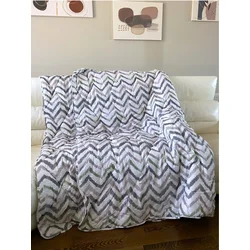 Set Jorgan, čaršav i 4 jastučnice Vogue D1, 240x260cm, Belo-sivi