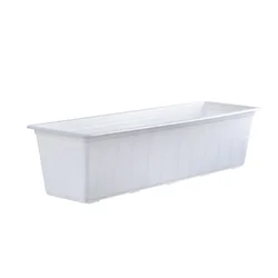Saksija pravougaona agro 40cm bela