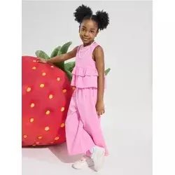 Sinsay - Komplet: bluza i pantalone - roze