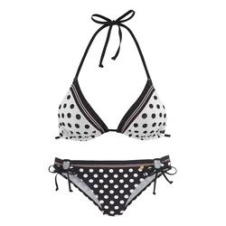LASCANA Bikini nude/črna/bela