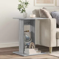 Bocni stol Siva Sonoma 45 x 40 x 62,5 cm Konstruirano drvo