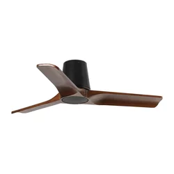 FARO 33837 - Stropni ventilator HEYWOOD TUB S bor/črna pr. 90 cm + Daljinski upravljalnik