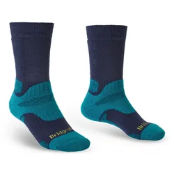 Bridgedale Hike Midweight Merino Performance Boot ponožky, petrol/navy (L)