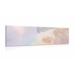 Slika čaroben odsev listov v vodi - 135x45