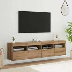 TV zidni ormari Zidne 2 pcs Umjetnički hrast 80 x 30 x 40 cm