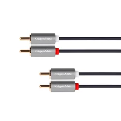 kabel 2rca-2rca 1m kruger&matz basic