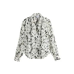 Next Bluza ecru/oliva/črna