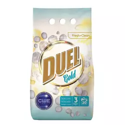 Duel Gold Fresh + Clean prašak za pranje, 3 kg