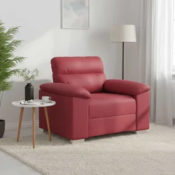 Sofa fotelja vino crvena 100x81x84 cm umjetna koža