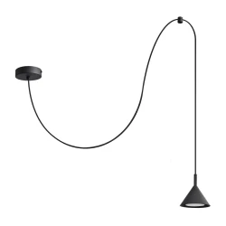 Luster na lanku ETNA 1xGX53/15W/230V crne boje